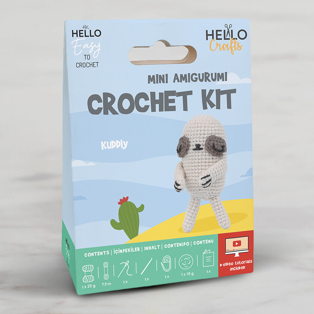 Hello Crafts Tığ İşi Mini Amigurumi Kiti - Kuddly - HC125